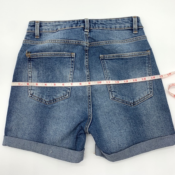 High Waist Jeans Shorts - Picture 8 of 11